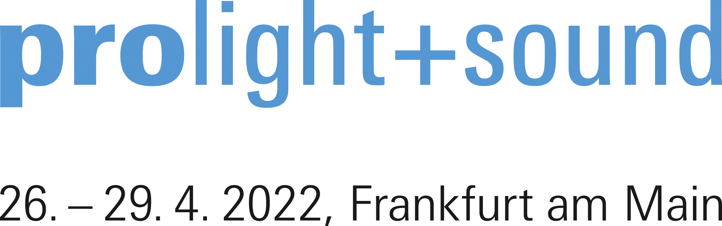 Prolight + Sound Logo With Date 2022 4c